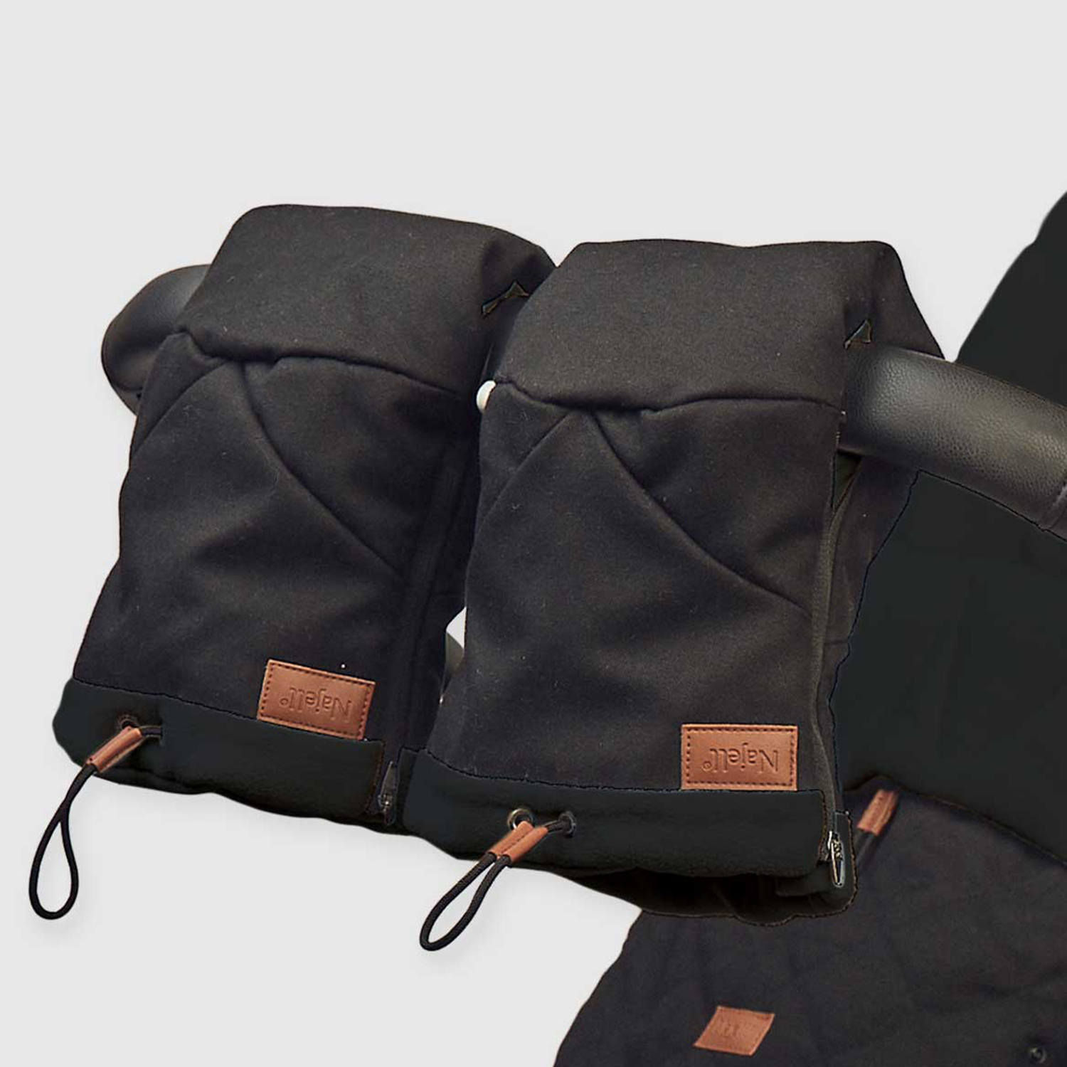 Product Image for Najell  Handvärmare Med Dragkedja, Matte Black - BabyWorld