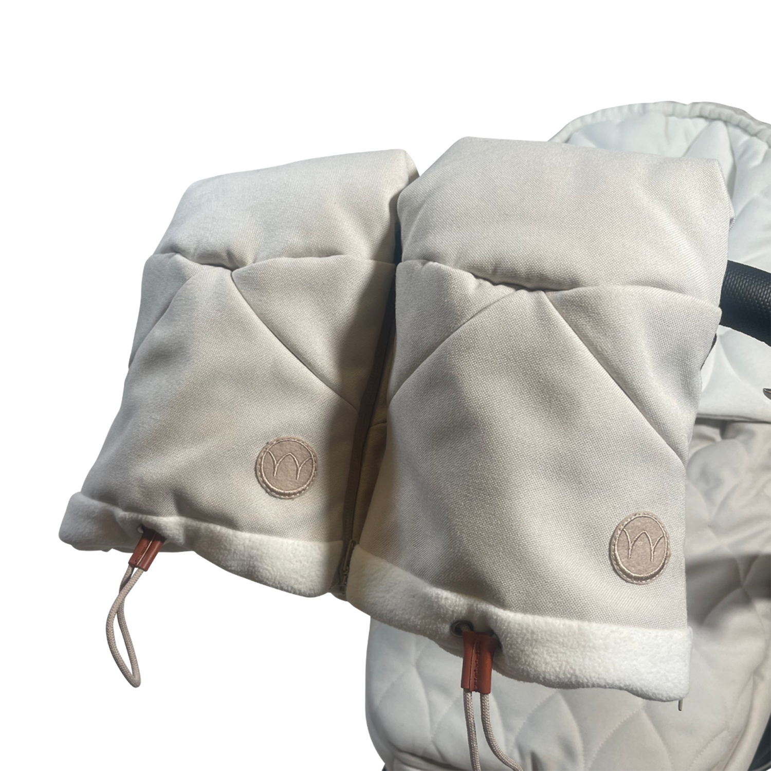 Najell Handvärmare Med Dragkedja Oat Beige