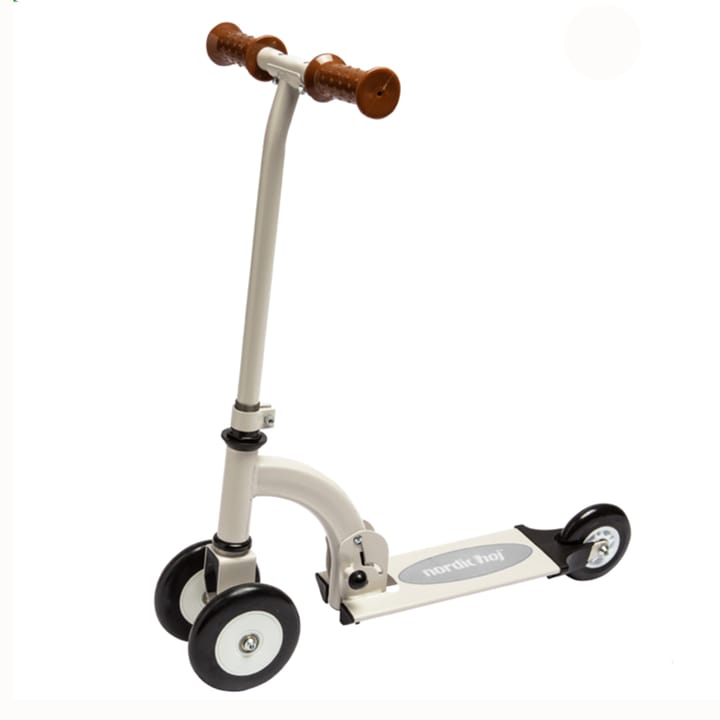 Sparkcykel Med 4 Hjul - Gråvit Nordic Hoj