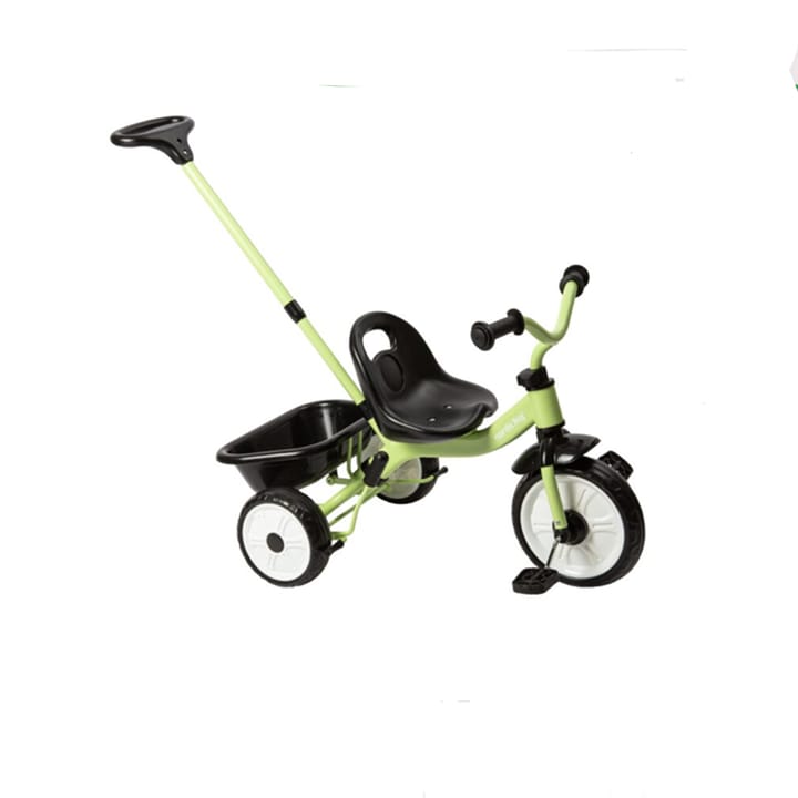 Trehjuling Med Föräldrarstång - Grön