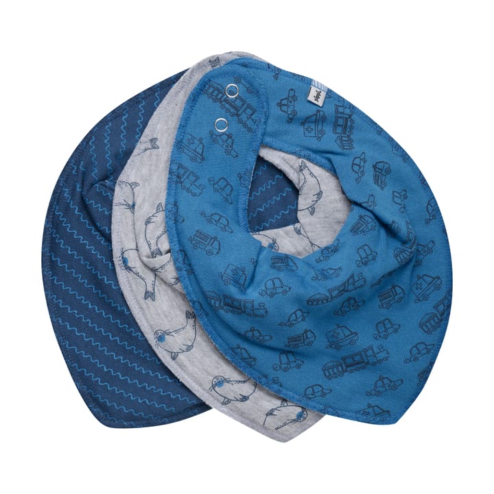 Bandana Mönstrad Dregglis 3-pack - Blue Mix Pippi