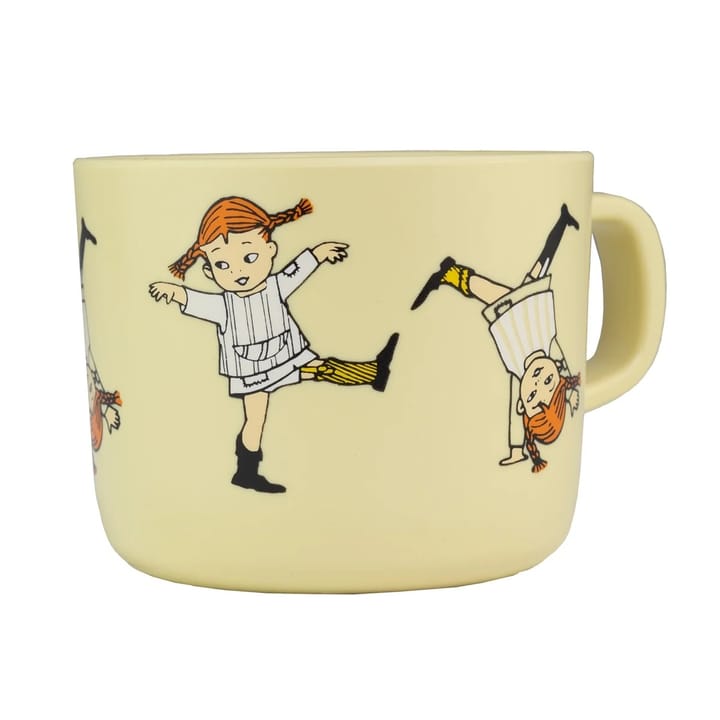 Mugg Med Handtag - Pippi Cirkus Yellow Rätt Start