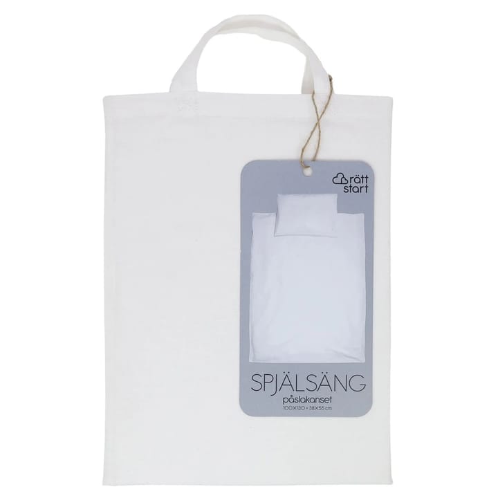 Påslakanset Spjälsäng - White Rätt Start