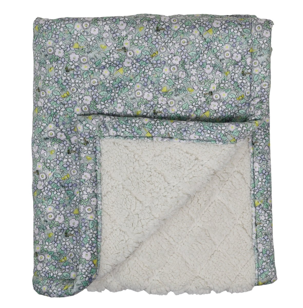 Product Image for Rätt Start Quiltad Filt, Beskow Blomsterfesten Pink - BabyWorld