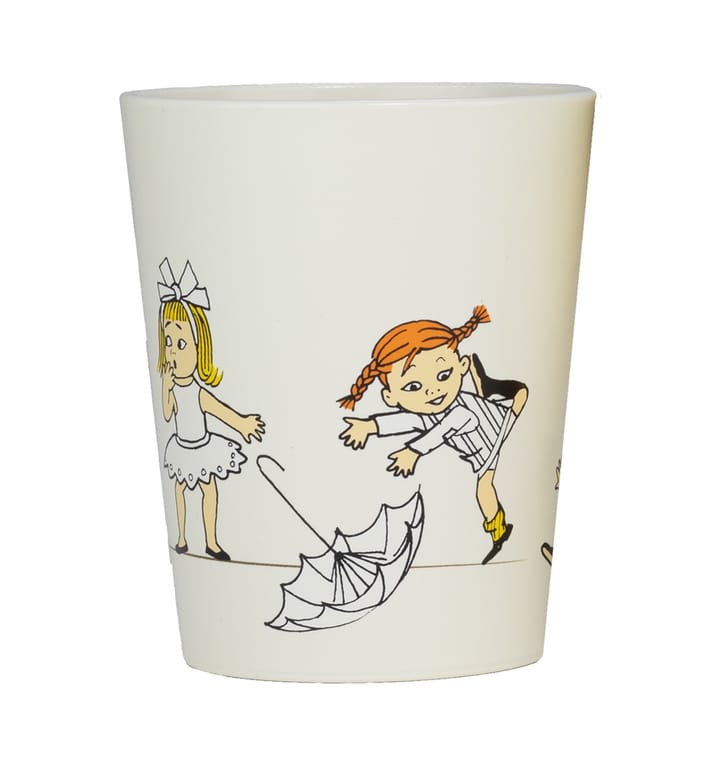 Tumblermugg - Pippi Cirkus Beige Rätt Start