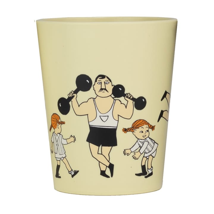 Tumblermugg - Pippi Cirkus Yellow Rätt Start