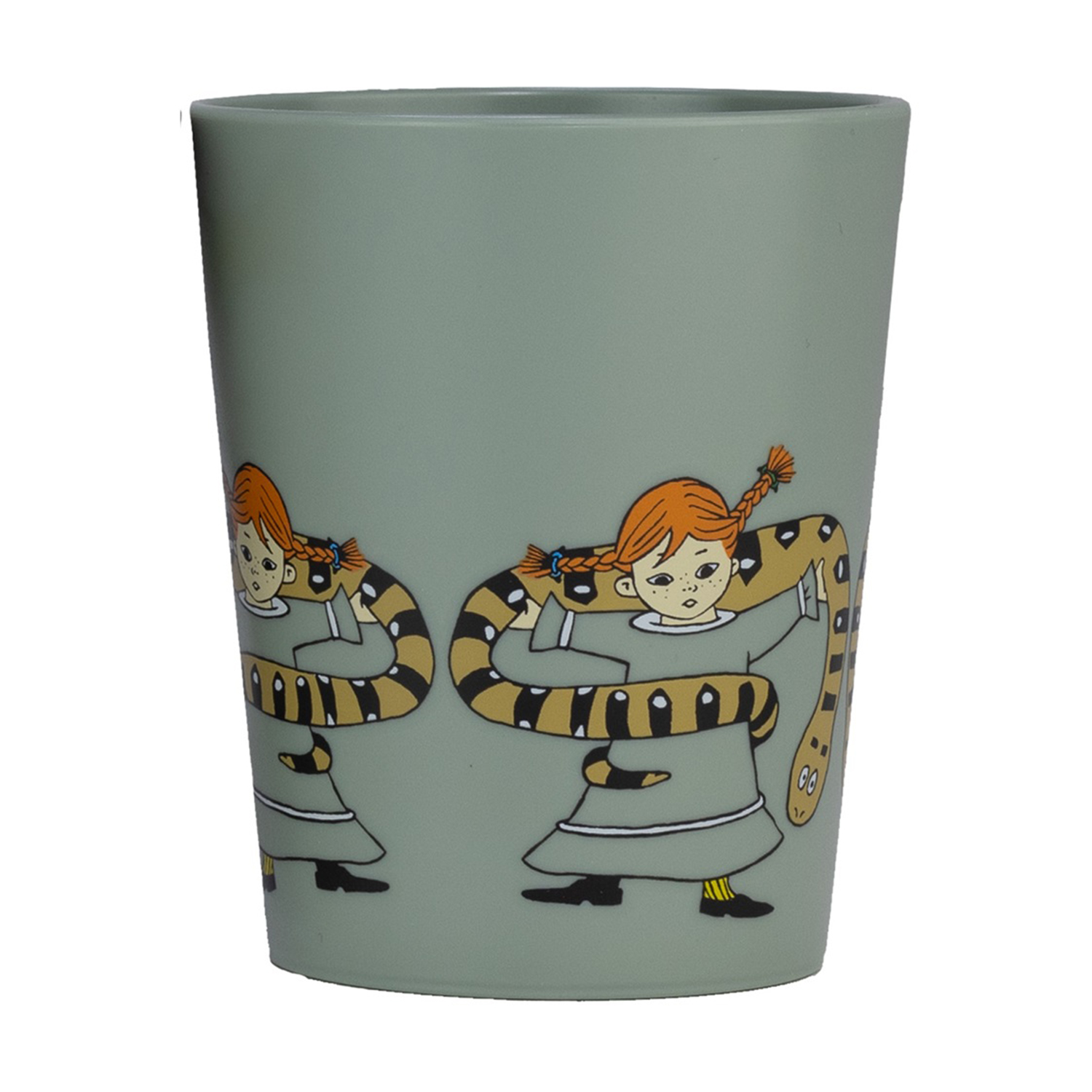 Rätt Start Tumblermugg Pippi Cirkus Green