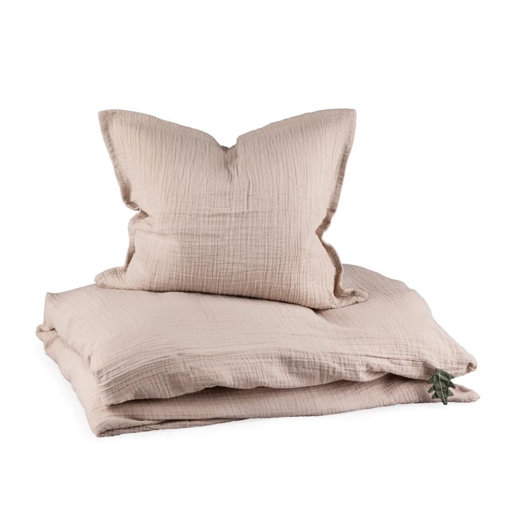 Bäddset Spjälsäng - Seabreeze Beige Sebra
