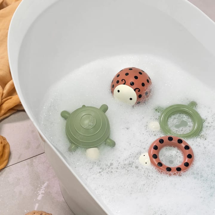 Badleksak Naturgummi - Ladybird Sebra
