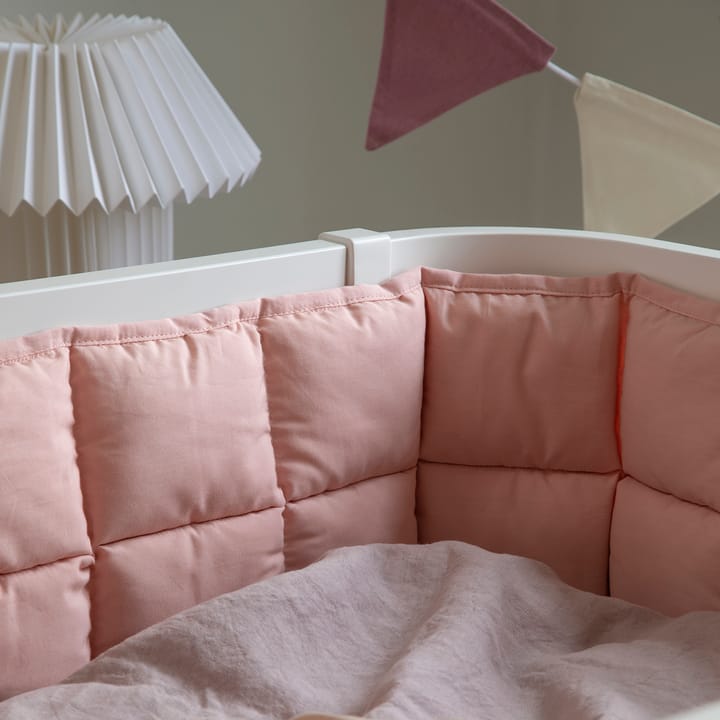 Spjälsängskydd Kapok - Blossom Pink Sebra