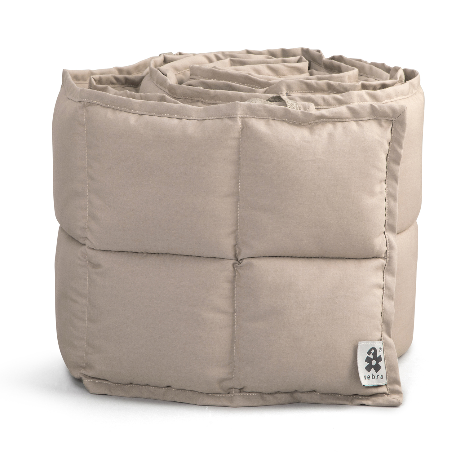 Product Image for Sebra  Spjälsängskydd Kapok, Jetty Beige - BabyWorld