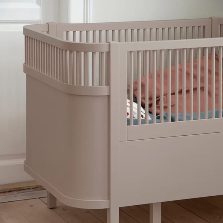 Växasäng 2 i 1 Baby & Juniorsäng - Jetty Beige  Sebra