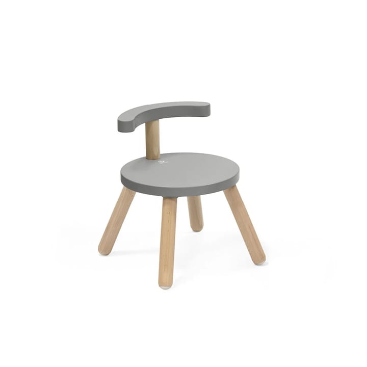 MuTable Stol - Storm Grey Stokke