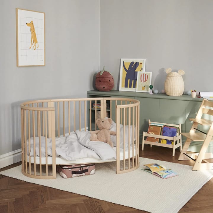 Sleepi V3 Mini Spjälsäng - Natural Stokke