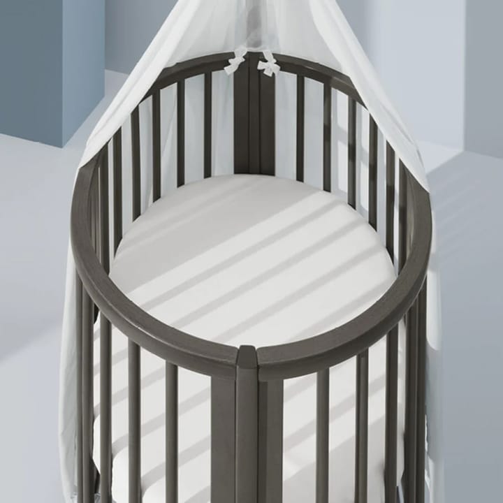 Sleepi V3 Mini Spjälsäng - Hazy Grey Stokke
