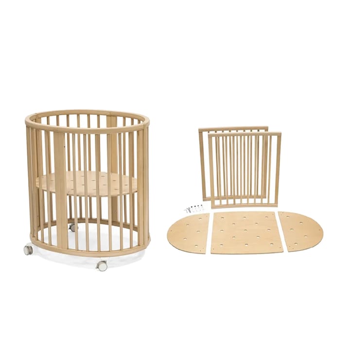 Sleepi V3 Mini Spjälsäng Med Förlängning Stokke
