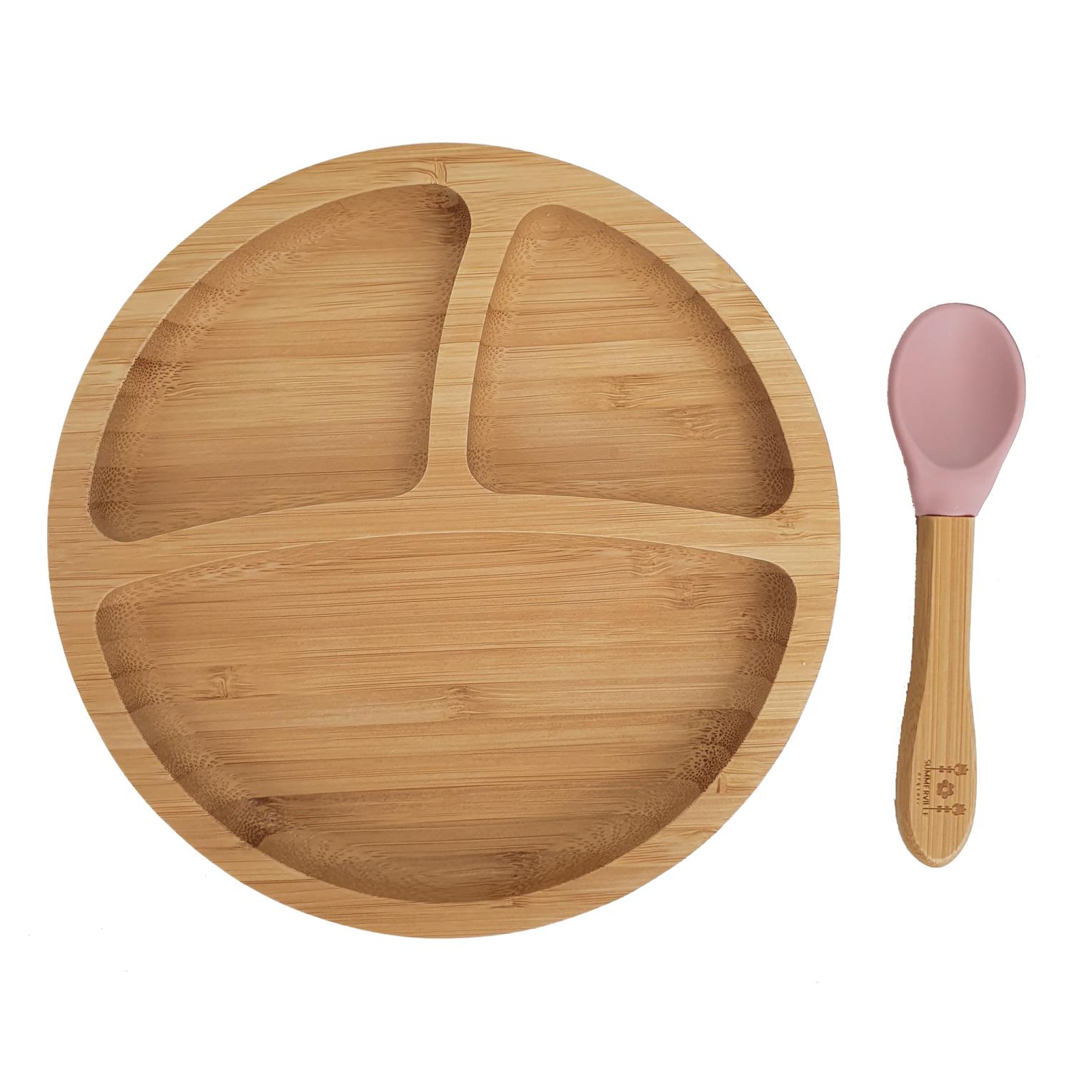 Product Image for Summerville  Matset Bambu Rund, Pale Mauve - BabyWorld