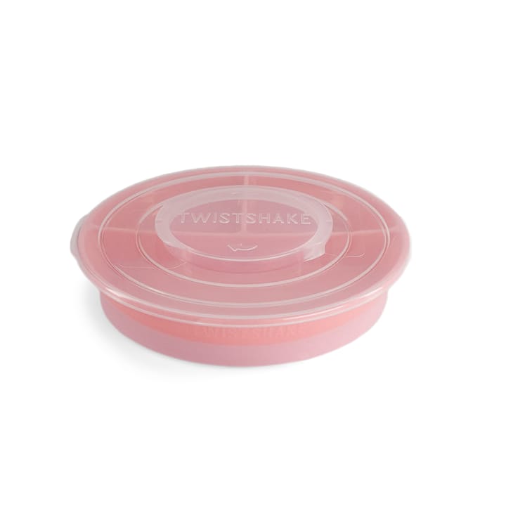 Tallrik Indelad Pastell - Rosa Twistshake