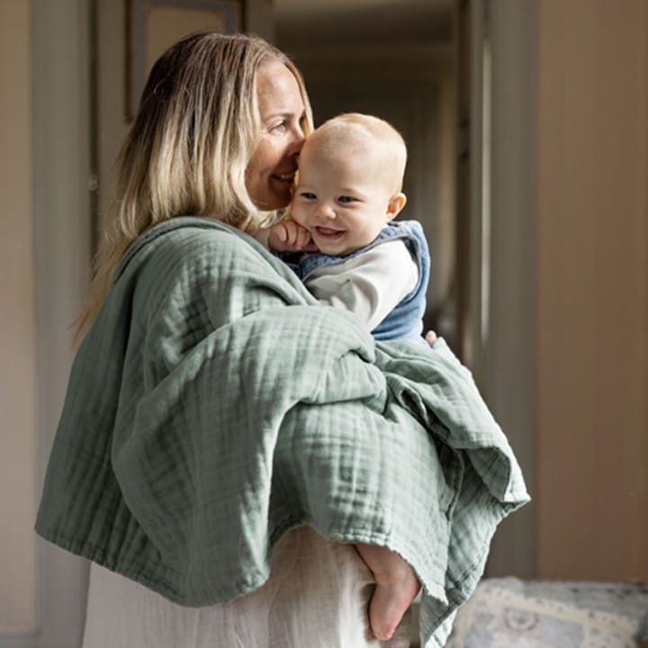 Filt Layered Muslin EKO - Jade Green Vinter & Bloom