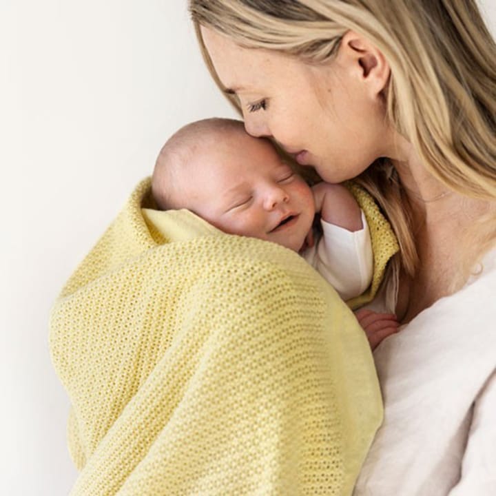 Filt Soft Grid EKO - Spring Yellow Vinter & Bloom
