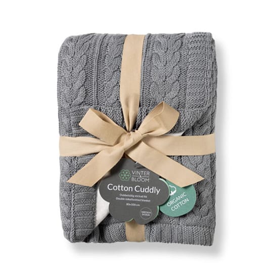 Filt Cotton Cuddly Eko - Misty Grey Vinter & Bloom