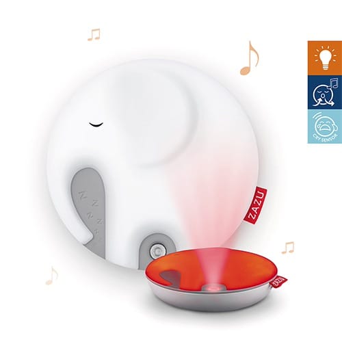 Nattlampa/Andningsljus Emmy Elefant - White Zazu