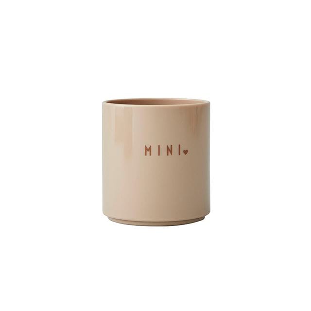 Mini Favoritmugg Tritan - Beige Design Letters