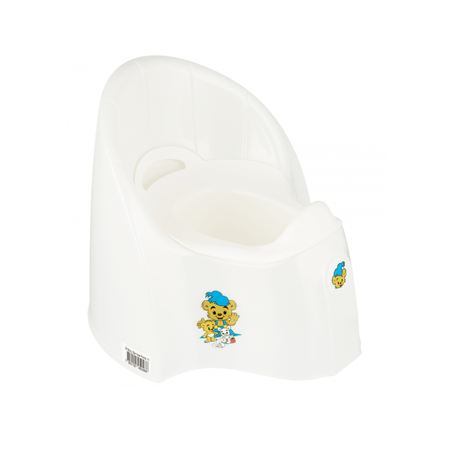 2B Baby Bamse Potta - Vit Bamse