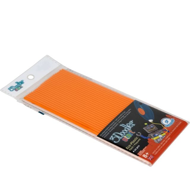 Plaststavar 24-pack - Orange 3Doodler