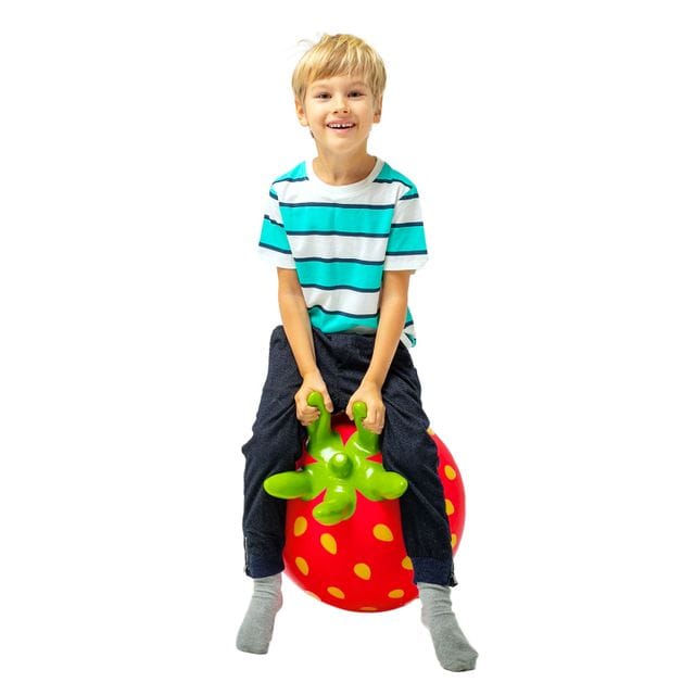 Hoppleksak Jordgubbe - Röd Gerardo Toys