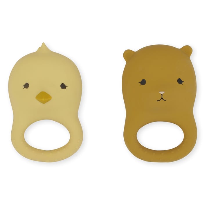 Bitleksak 2-pack - Chicken/Bear Konges Slöjd