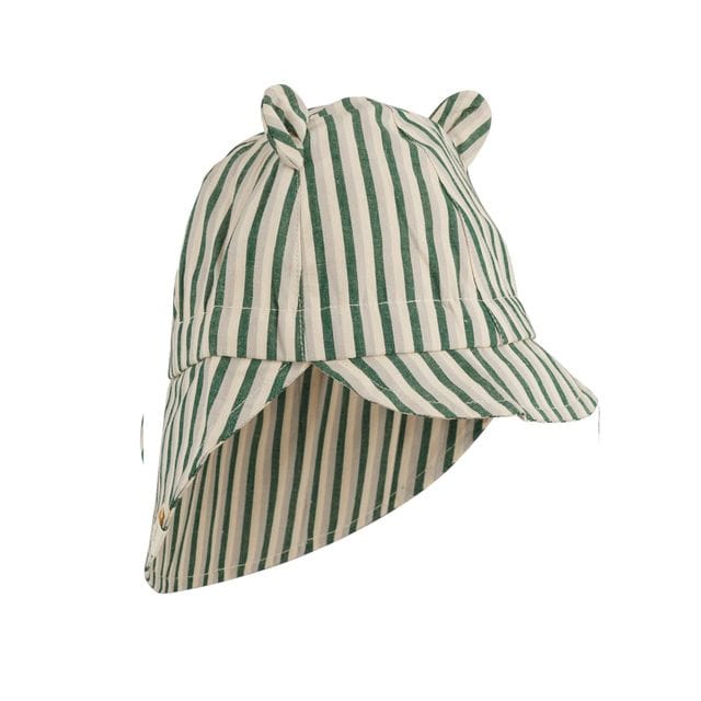 Gorm Solhatt Garden Green-Sandy/Dove Blue Liewood