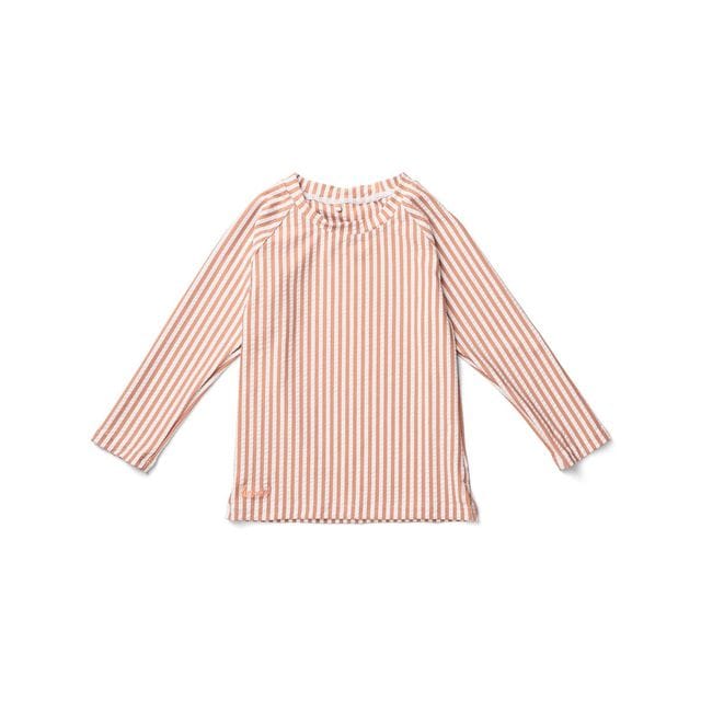 Noah Badtröja Seersucker Coral Blush/Creme Liewood