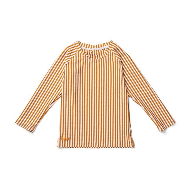 Noah Uv-Tröja Seersucker Mustard/White Liewood