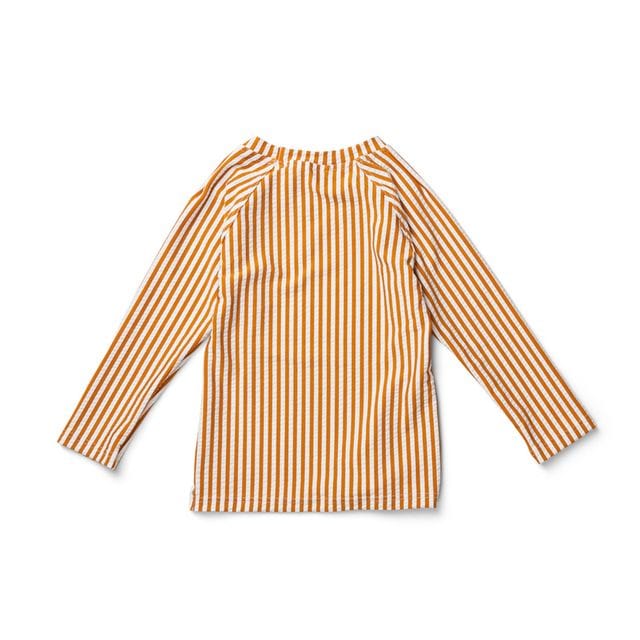 Noah Uv-Tröja Seersucker Mustard/White Liewood