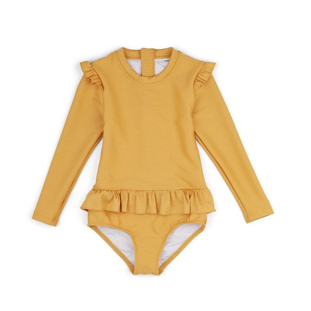 Sille Uv-dräkt Structure Yellow Mellow Liewood