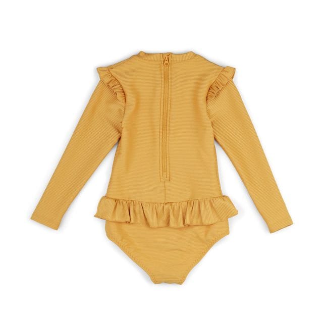 Sille Uv-dräkt Structure Yellow Mellow Liewood