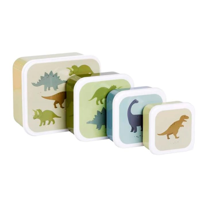 Lunch Och Snack Box Set - Dinosaurie A Little Lovely Company