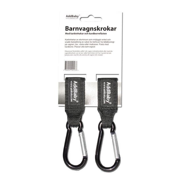 Barnvagnskrokar (2-Pack) Addbaby