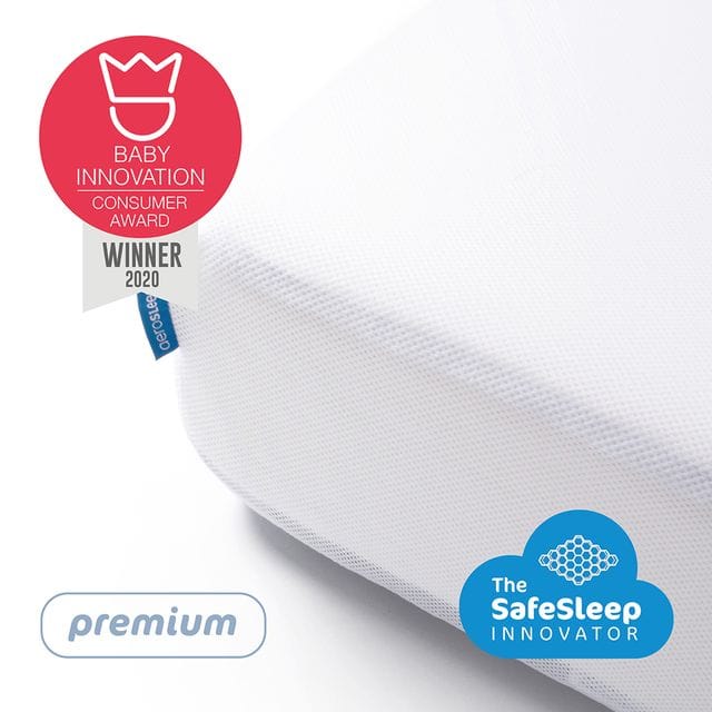 SafeSleep Dra-på-lakan Premium 60x120cm - White Aerosleep