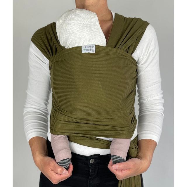 Bärsjal Bambu soft - Dark Olive Aldoria