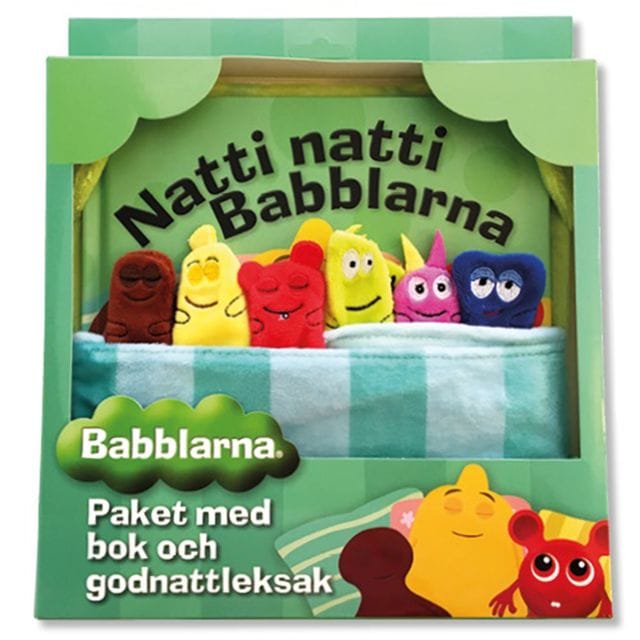 Godnattpaket, Bok Och Leksak Babblarna