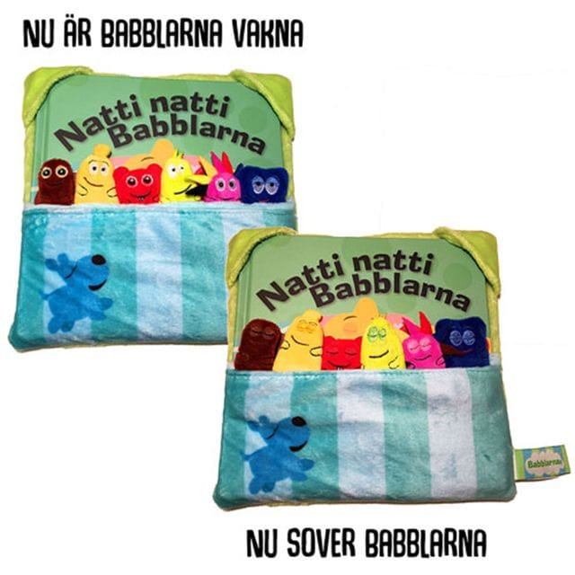 Godnattpaket, Bok Och Leksak Babblarna