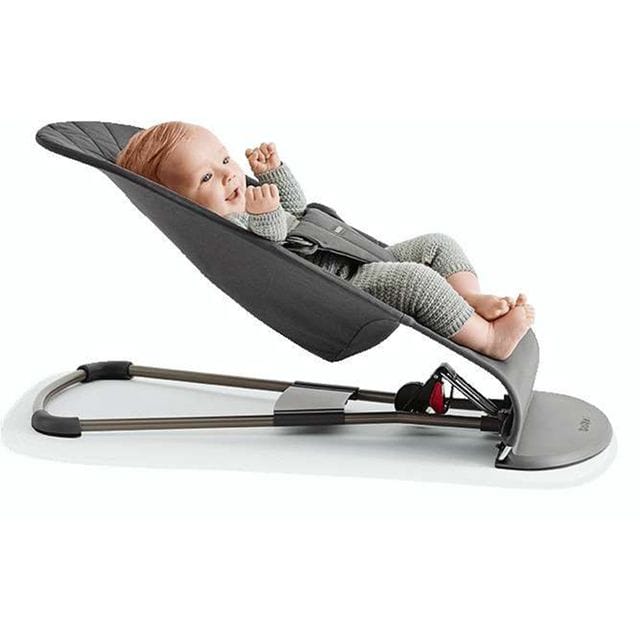 Babysitter Bliss Cotton - Antracitgrå Babybjörn