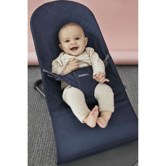 Babysitter Bliss Cotton - Midnattsblå Babybjörn