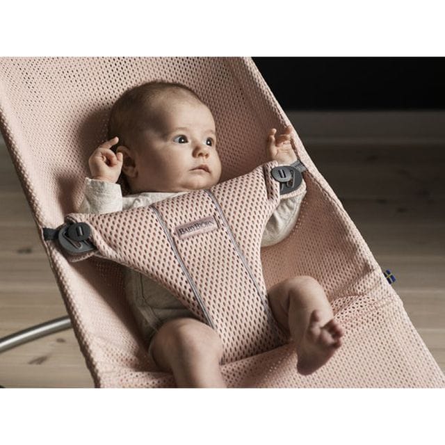 Babysitter Bliss Mesh - Pärlemorosa Mesh Babybjörn