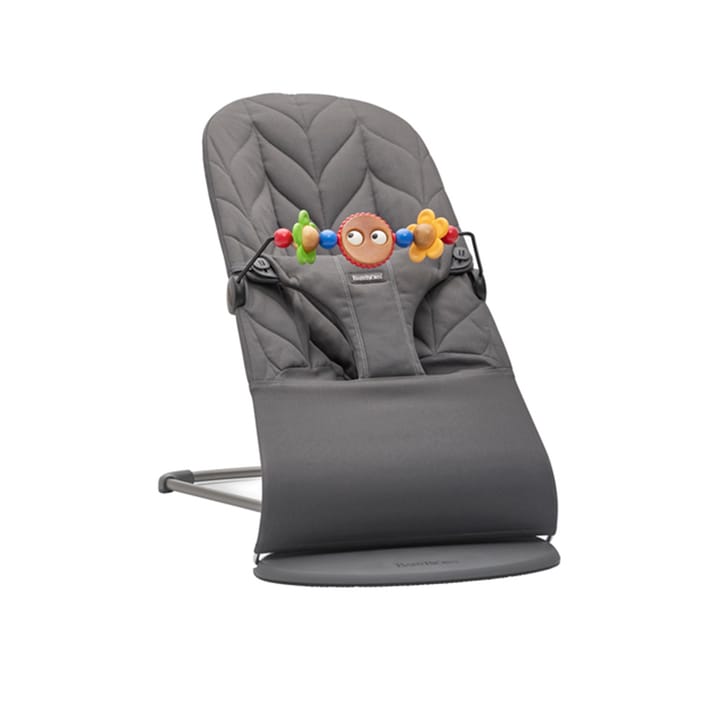 Babysitter Bliss Petal Quilt Med Lekbåge - Antracitegrå/Busiga Ögon Babybjörn
