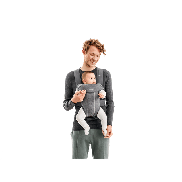 Bärsele Mini 3D Jersey - Ljusgrå Babybjörn