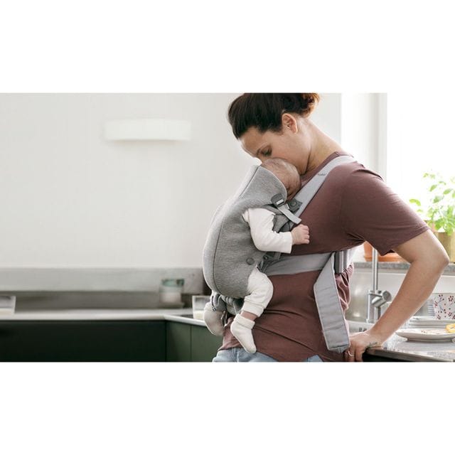 Bärsele Mini 3D Jersey - Mörkgrå Babybjörn
