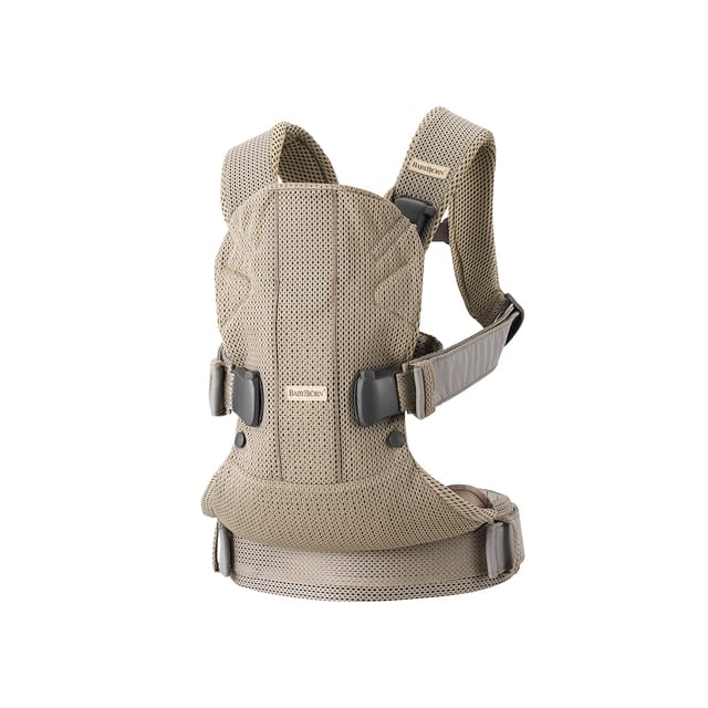Bärsele One 3D Mesh - Gråbeige Babybjörn